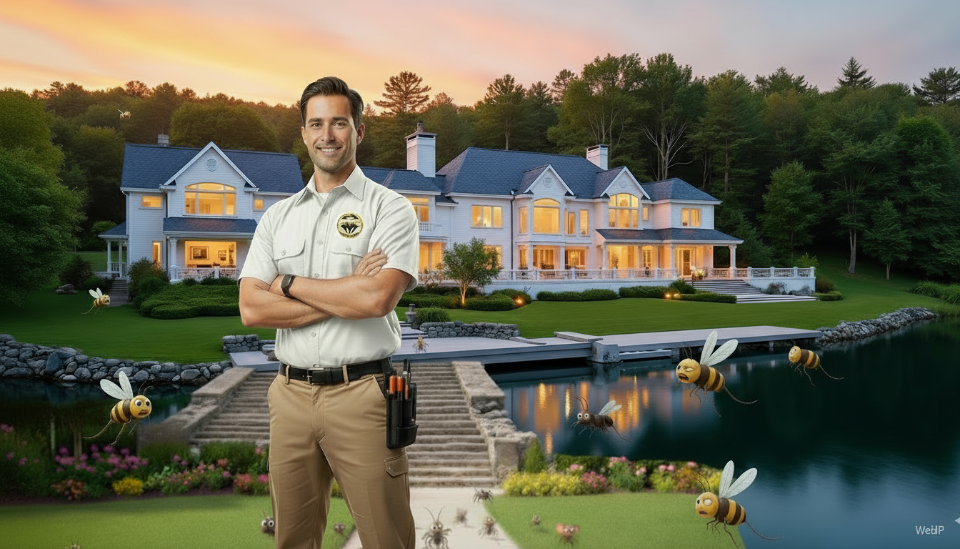 Luxury Maine home protected by premium pest control